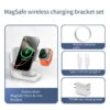 MagSafe four-in-one magnetic wireless charger is suitable for mobile phone headset watch bracket multifunctional universal.